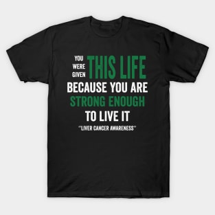 Liver cancer awareness - liver cancer warrior T-Shirt